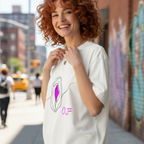 Oversize Shirt (Frontprint Large): Feminist AF