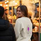 Sweatshirt (Backprint): Feminist AF