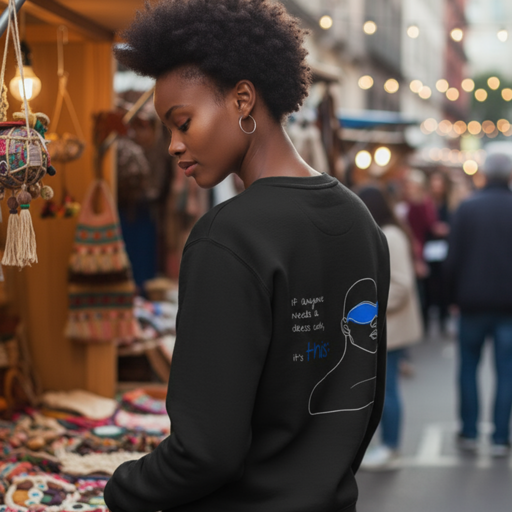 Sweatshirt (Backprint): If anyone needs a dress code, it’s this: