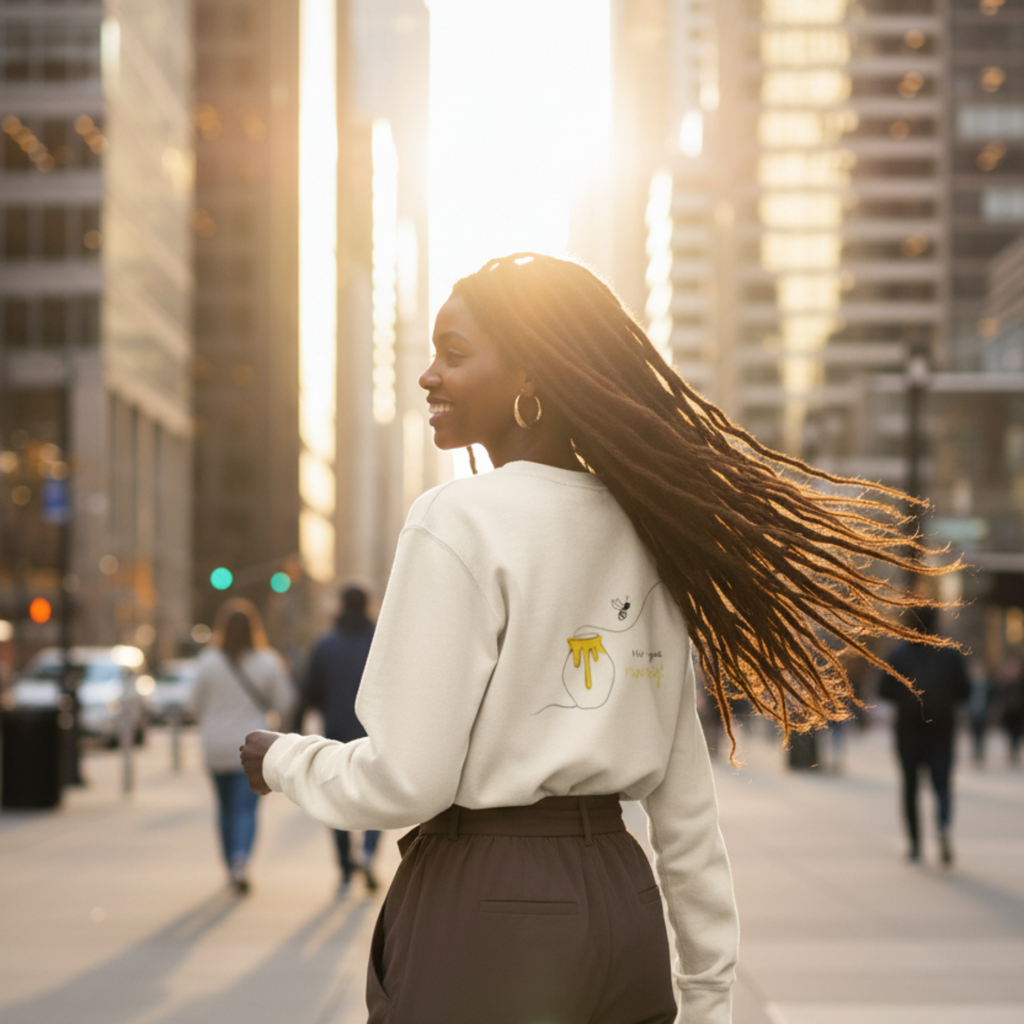 Sweatshirt (Backprint): Not your honey