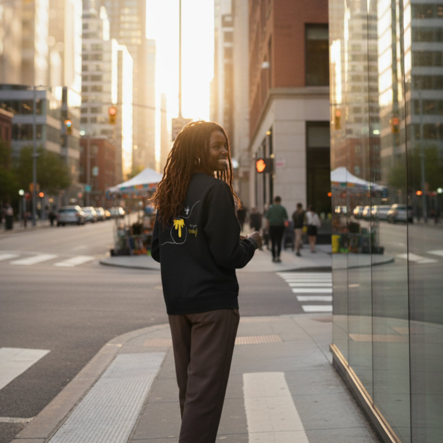 Sweatshirt (Backprint): Not your honey