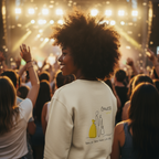 Sweatshirt (Backprint): Same job. Same hours. Less pay. Guess who?