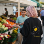 Sweatshirt (Backprint): Scrambled eggs need skill, not chromosomes.