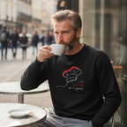 Sweatshirt (front print large): Cooking is a skill, not a gender.