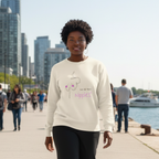 Sweatshirt (Frontprint Large): We all have nipples!