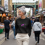 Sweatshirt (Frontprint Large): Equal pay sounds radical… if you’re from 1950.