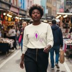 Sweatshirt (Frontprint Large): Feminist AF