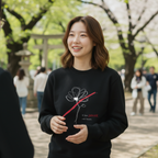 Sweatshirt (Frontprint Large): I’ll take power over flowers