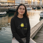 Sweatshirt (Frontprint Large): Pasta, not patriarchy