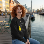 Sweatshirt (front print large): Same job. Same hours. Less pay. Guess who?