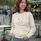 Sweatshirt (Frontprint Large): Send Naps, Not Nudes