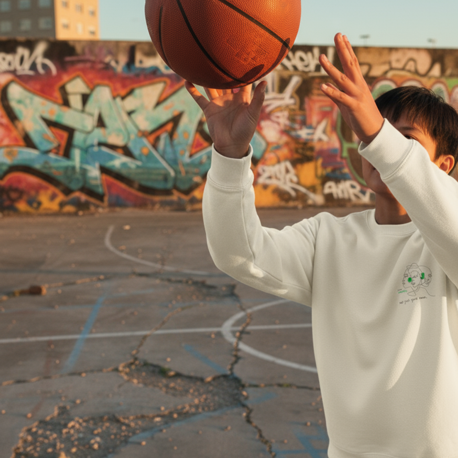 Sweatshirt: Support women. Not just your mom