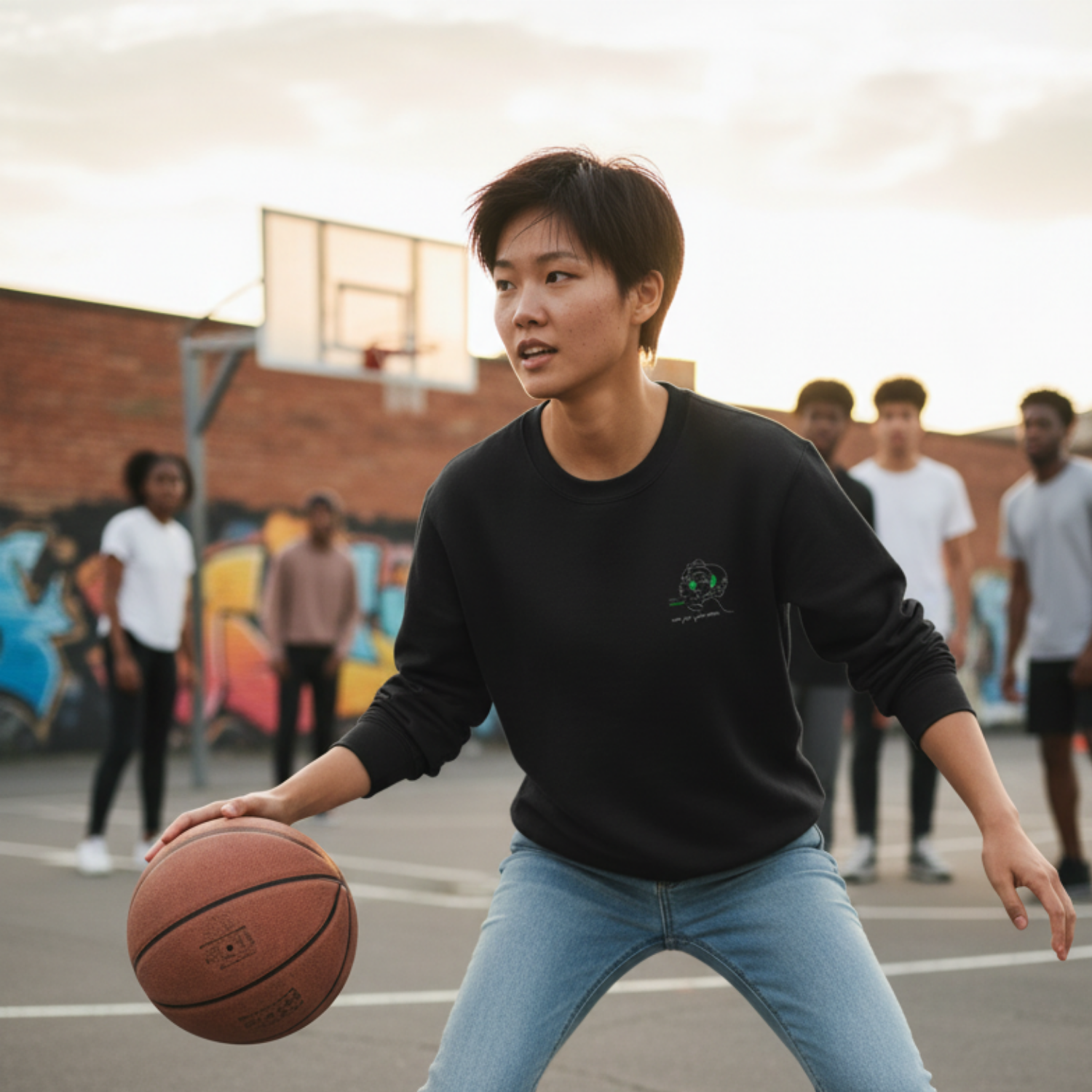 Sweatshirt: Support women. Not just your mom