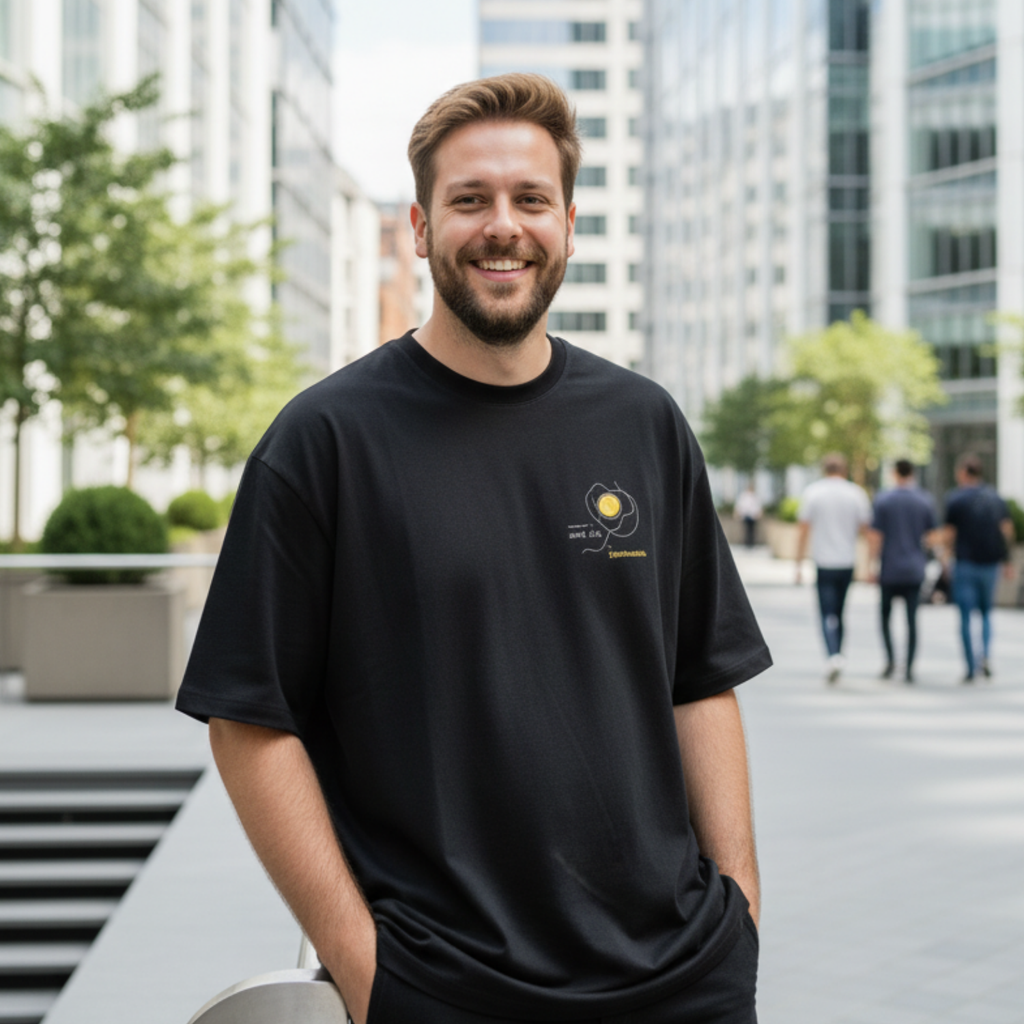 Oversize Shirt: Scrambled eggs need skill, not chromosomes.