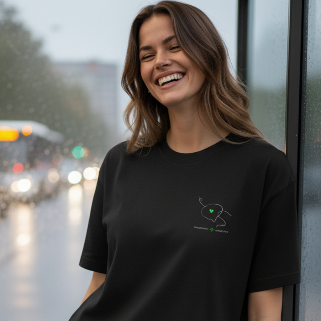 Oversize Shirt: Compliments ≠ comments.