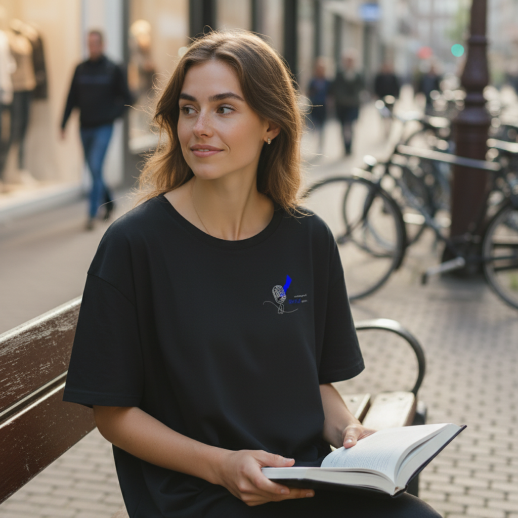 Oversized Shirt: Interrupted since birth.