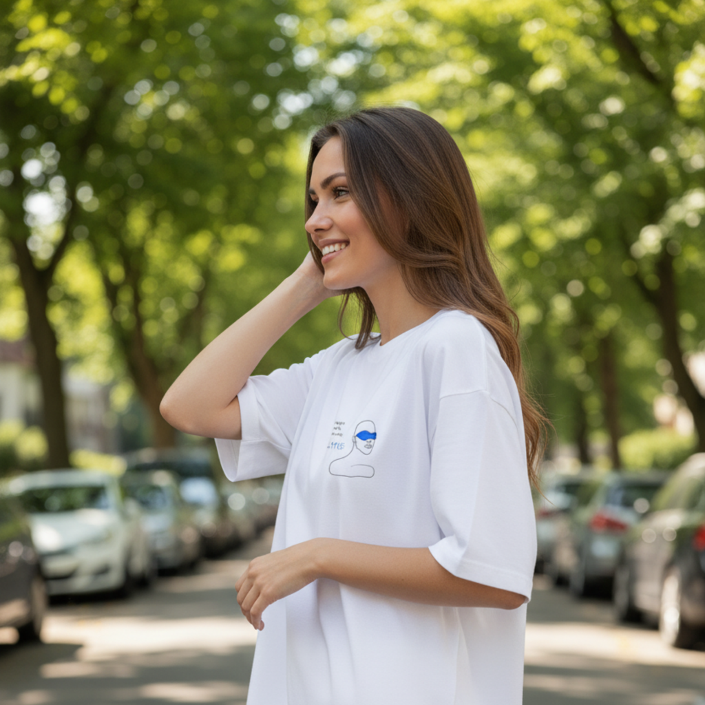Oversize Shirt: If anyone needs a dress code, it’s this: