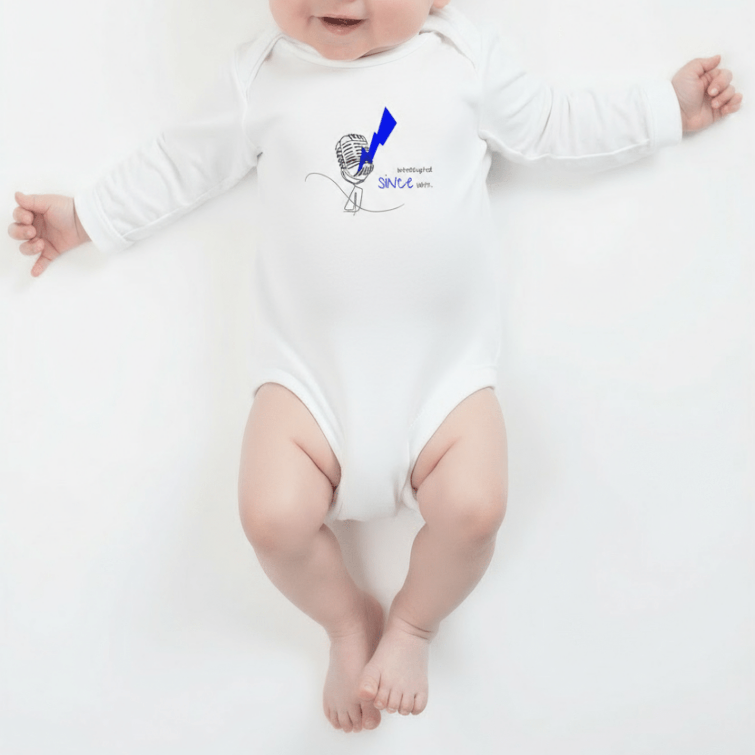 No Shit Shirts - Baby Body: Interrupted since birth. - Baby Body - basic