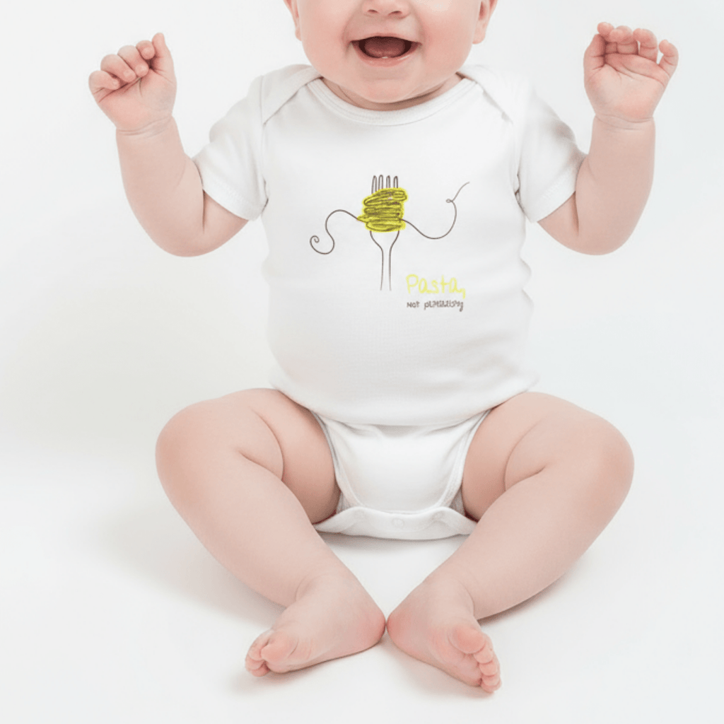 No Shit Shirts - Baby Body: Pasta, not patriarchy - Baby Body - basic