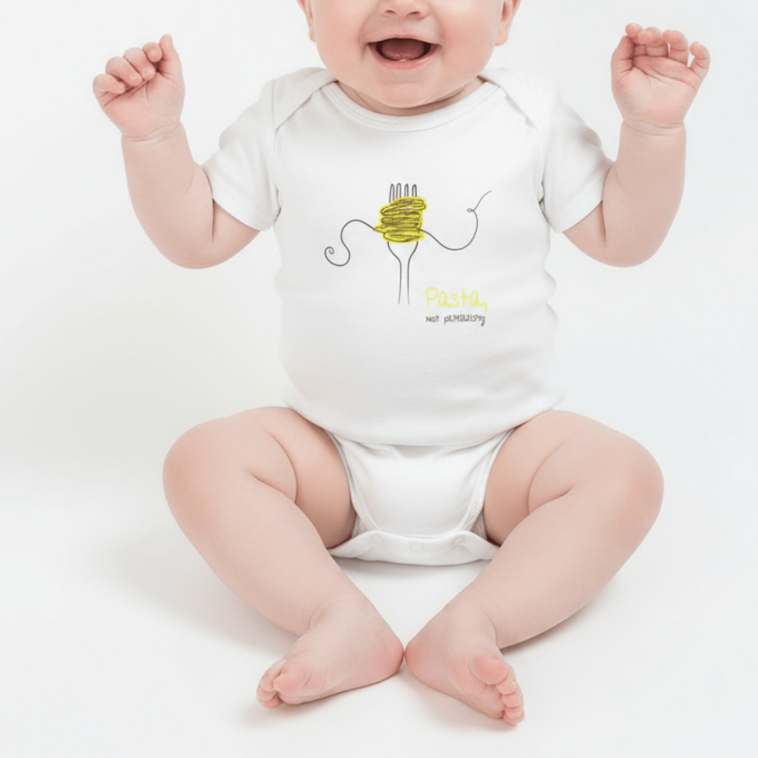 No Shit Shirts - Baby Body: Pasta, not patriarchy - Baby Body - basic