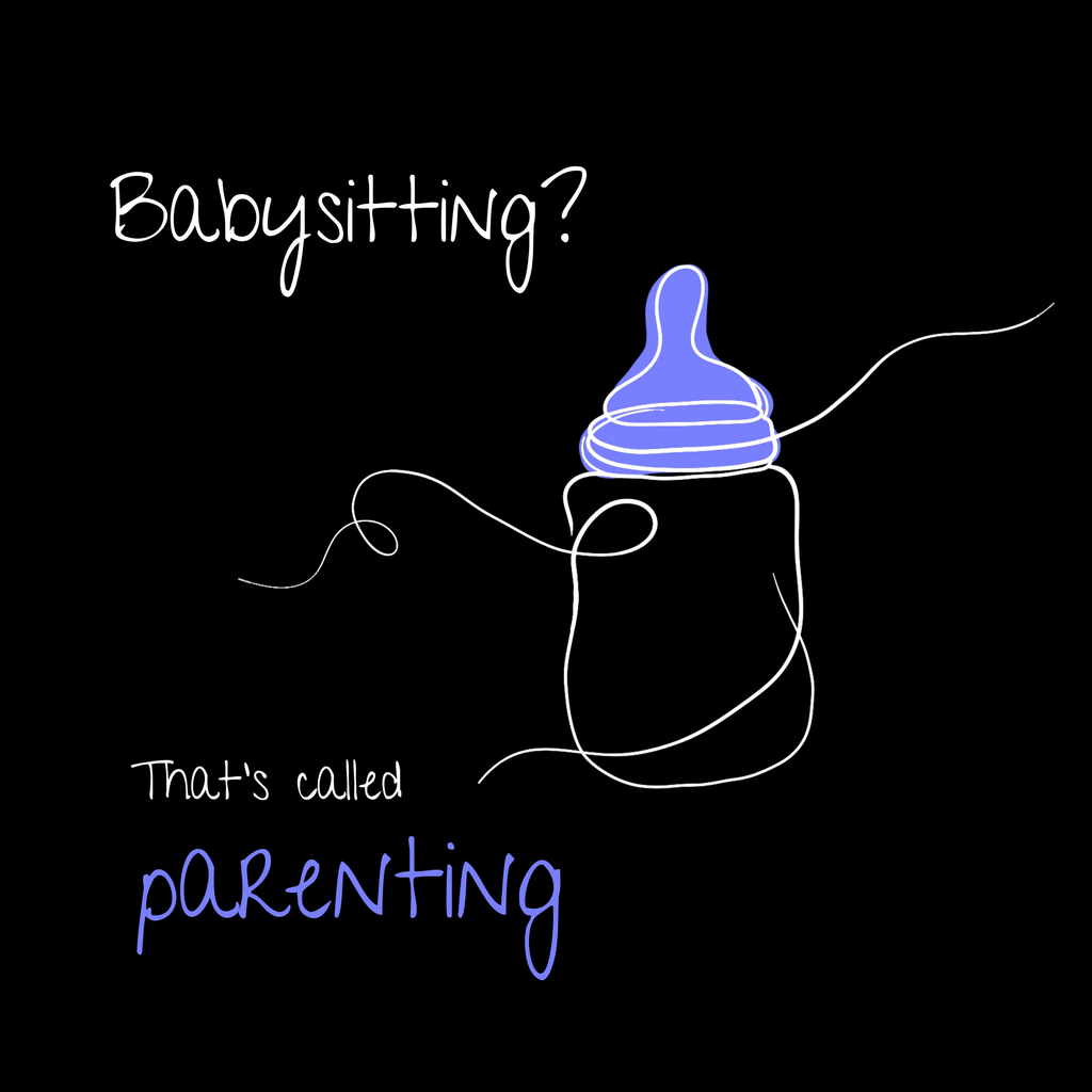 No Shit Shirts - Basecap: Babysitting? That’s called parenting! - Basecap - basic