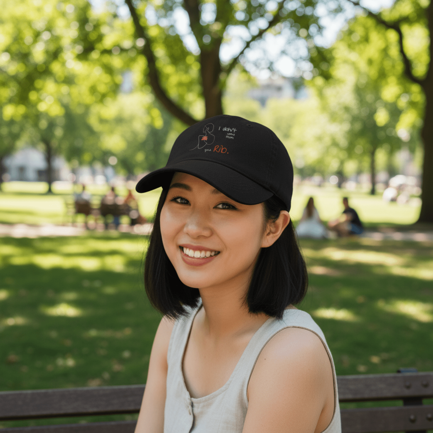 No Shit Shirts - Basecap: I didn’t come from your rib. - Basecap - basic