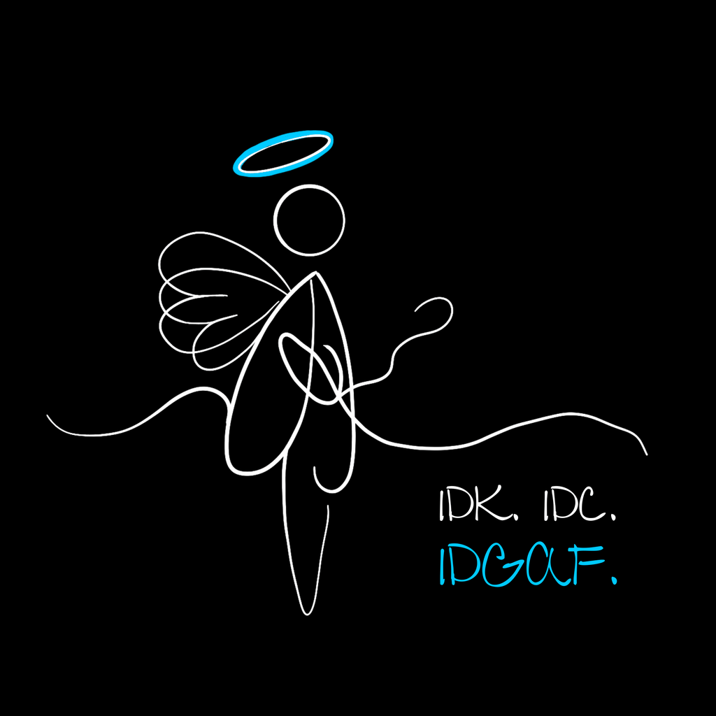 No Shit Shirts - Basecap: IDK. IDC. IDGAF. - Basecap - basic