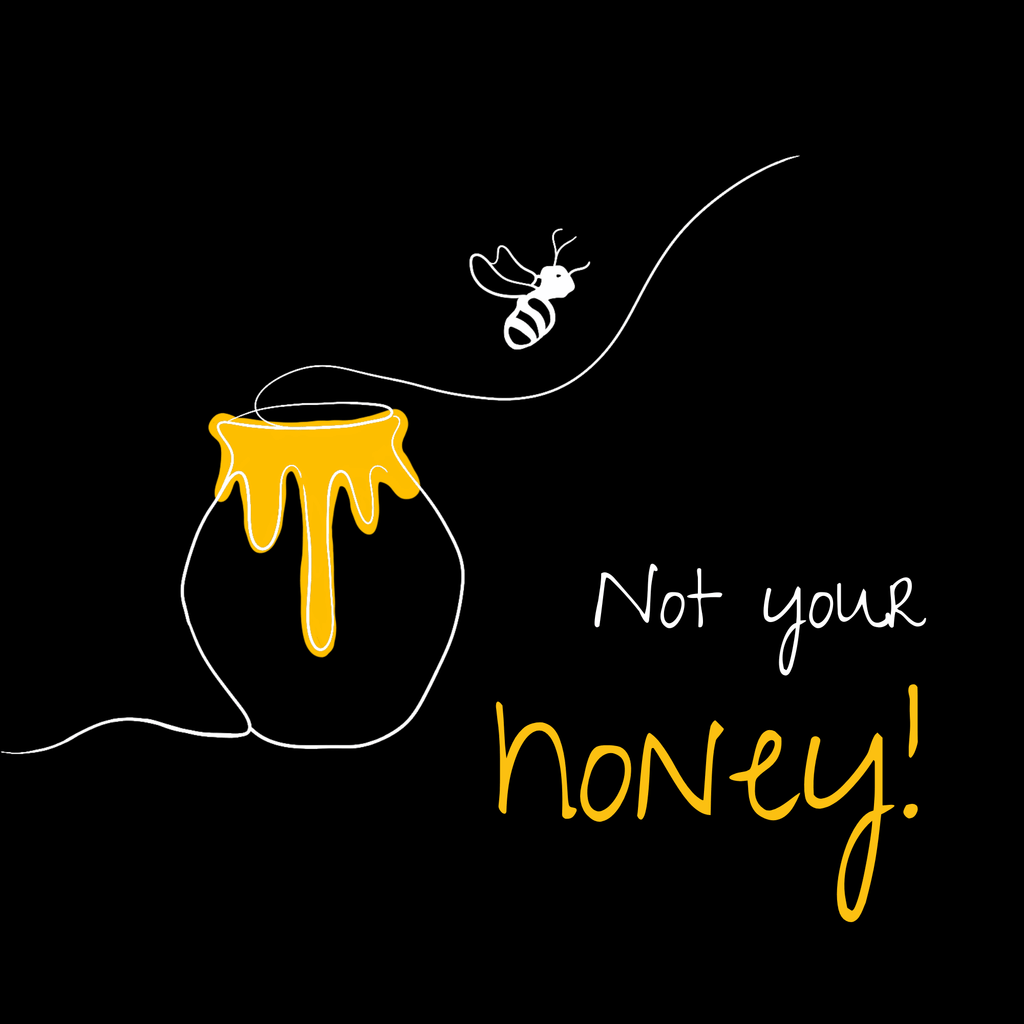 No Shit Shirts - Basecap: Not your honey - Basecap - basic