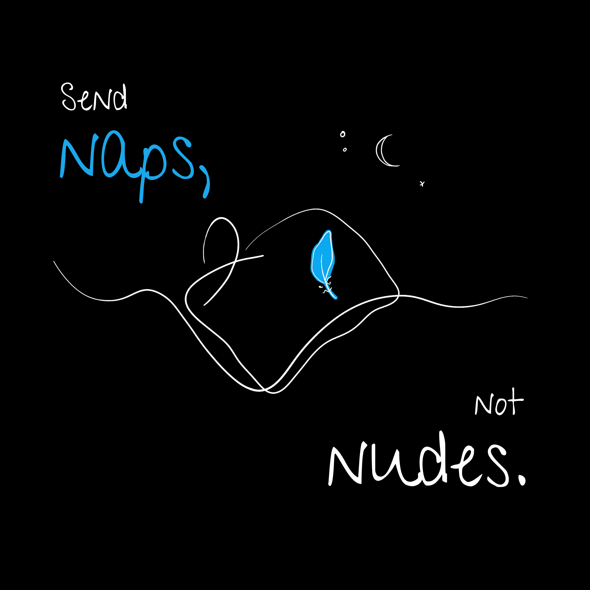 No Shit Shirts - Basecap: Send Naps, Not Nudes - Basecap - basic