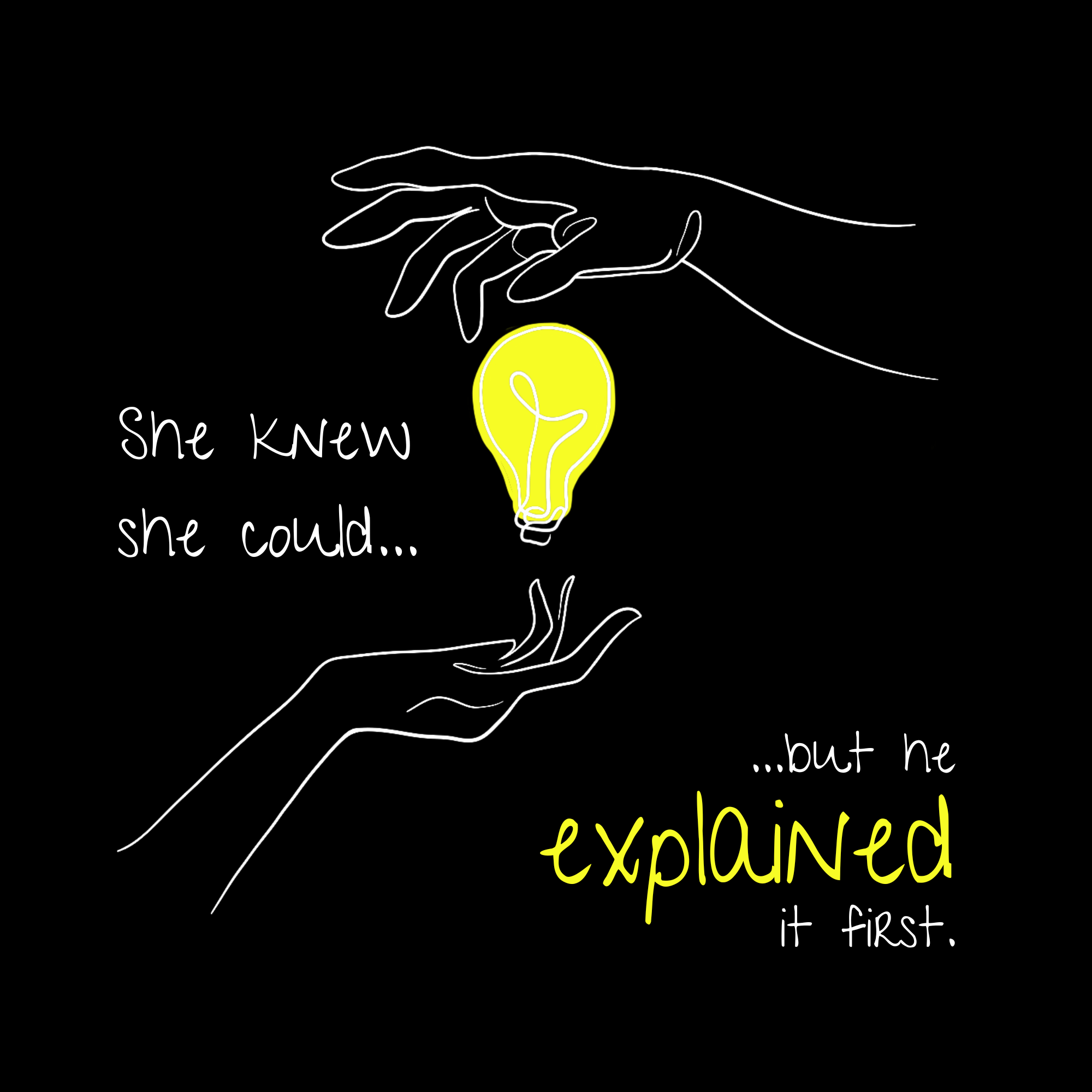 No Shit Shirts - Basecap: She knew she could, but he explained it first. - Basecap - basic