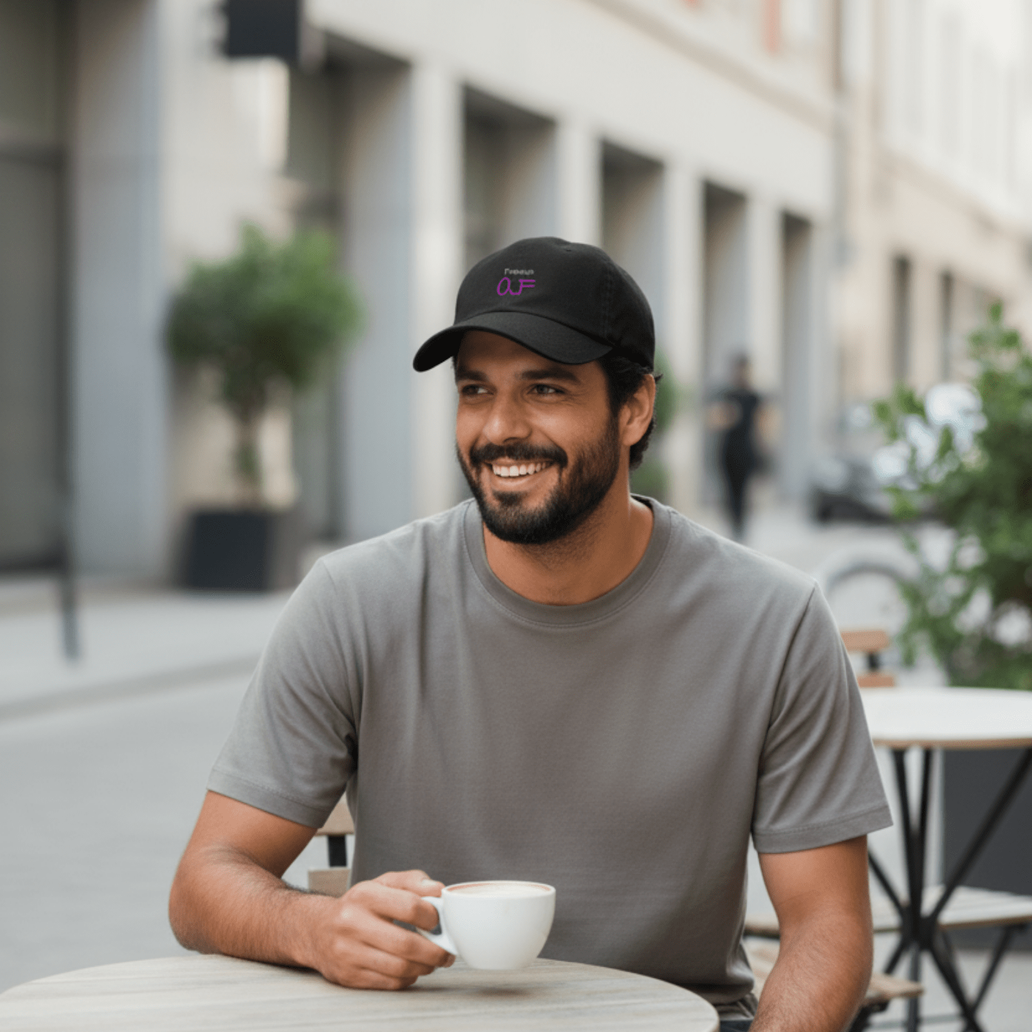 No Shit Shirts - Basecap (Text only): Feminist AF - Basecap - basic