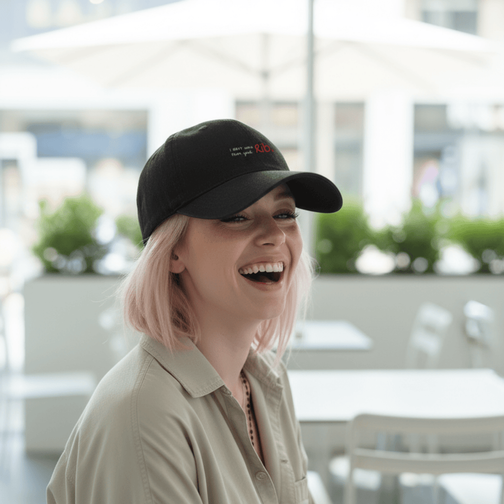 No Shit Shirts - Basecap (Text only): I didn’t come from your rib. - Basecap - basic