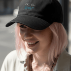 No Shit Shirts - Basecap (Text only): IDK. IDC. IDGAF. - Basecap - basic