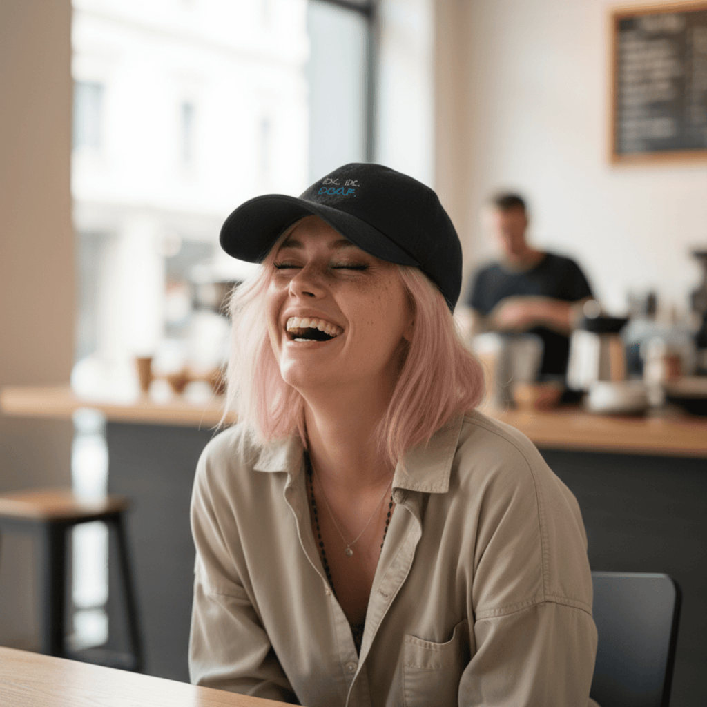 No Shit Shirts - Basecap (Text only): IDK. IDC. IDGAF. - Basecap - basic