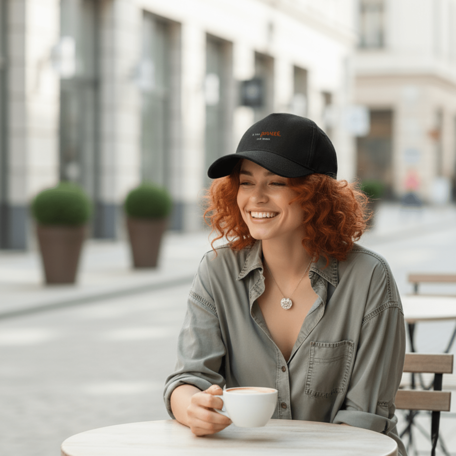 No Shit Shirts - Basecap (Text only): I’ll take power over flowers - Basecap - basic