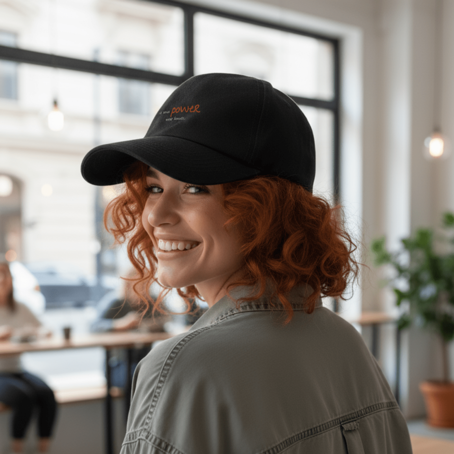 No Shit Shirts - Basecap (Text only): I’ll take power over flowers - Basecap - basic