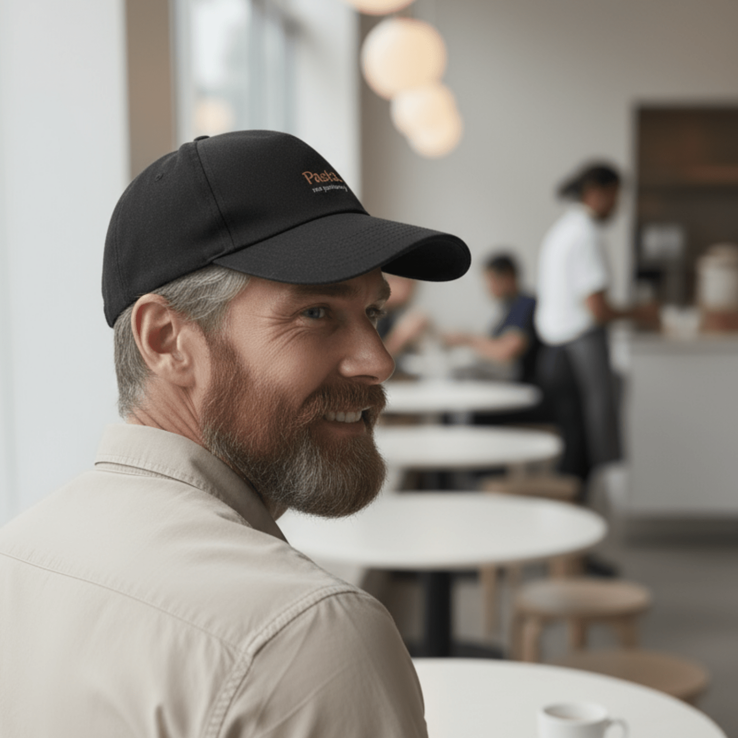 No Shit Shirts - Basecap (Text only): Pasta, not patriarchy - Basecap - basic