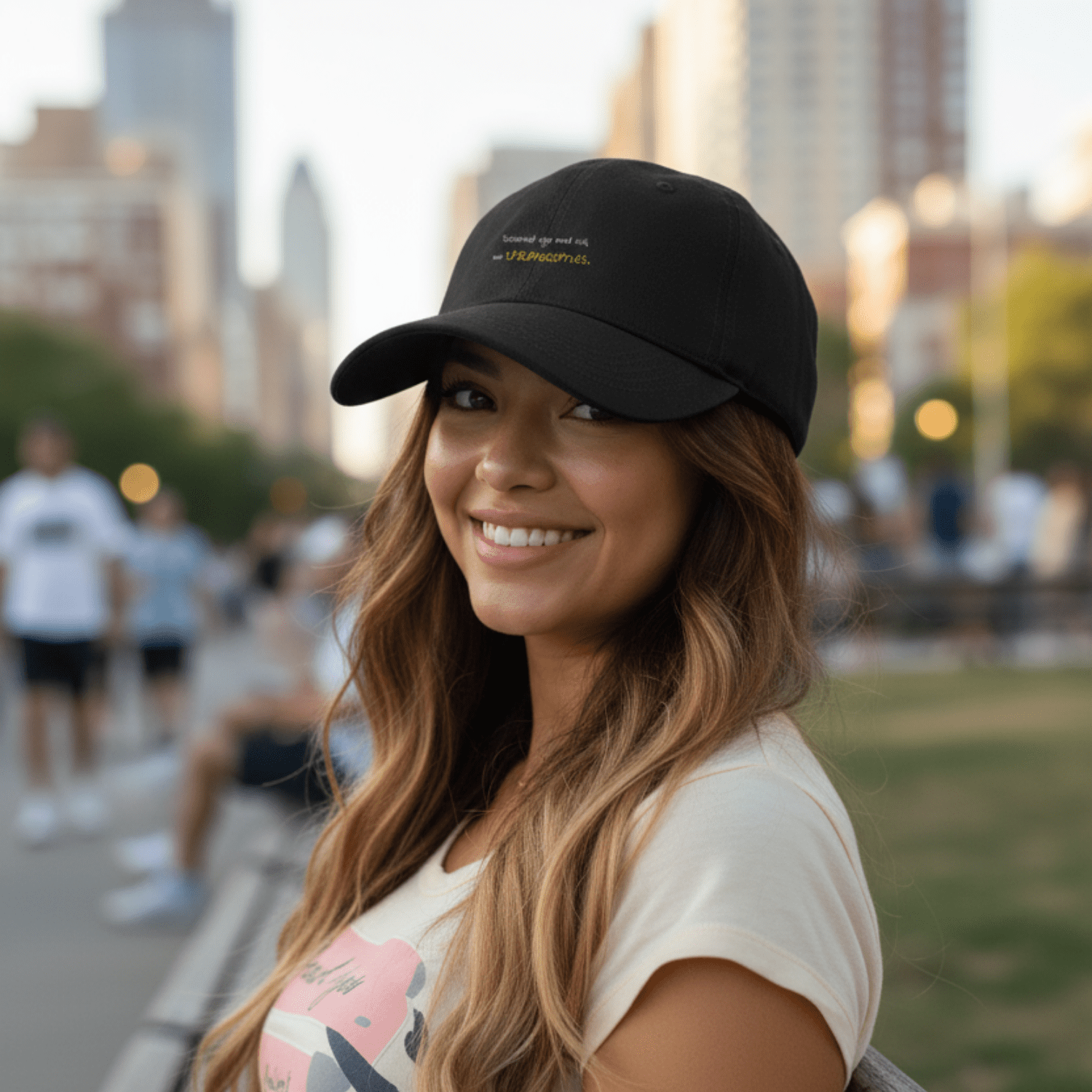 No Shit Shirts - Basecap (Text only): Scrambled eggs need skill, not chromosomes. - Basecap - basic