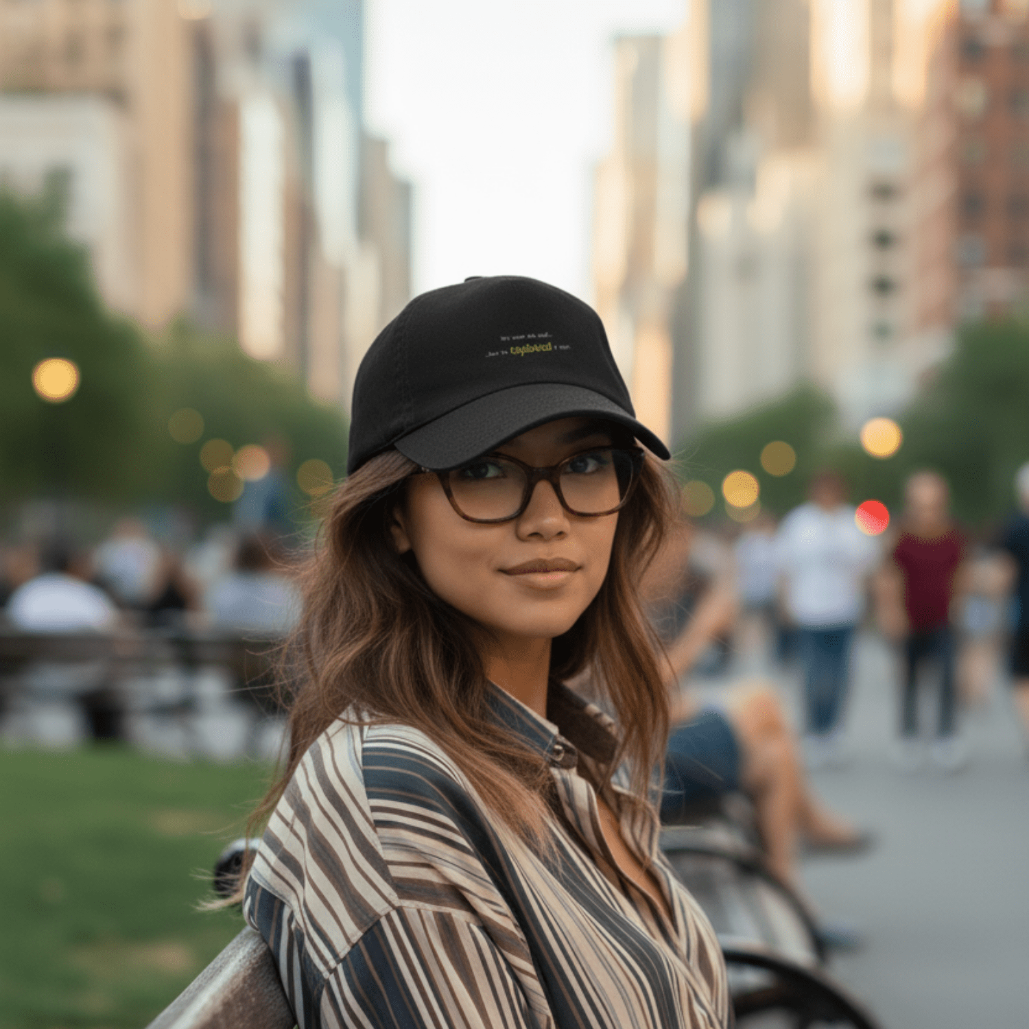 No Shit Shirts - Basecap (Text only): She knew she could, but he explained it first. - Basecap - basic