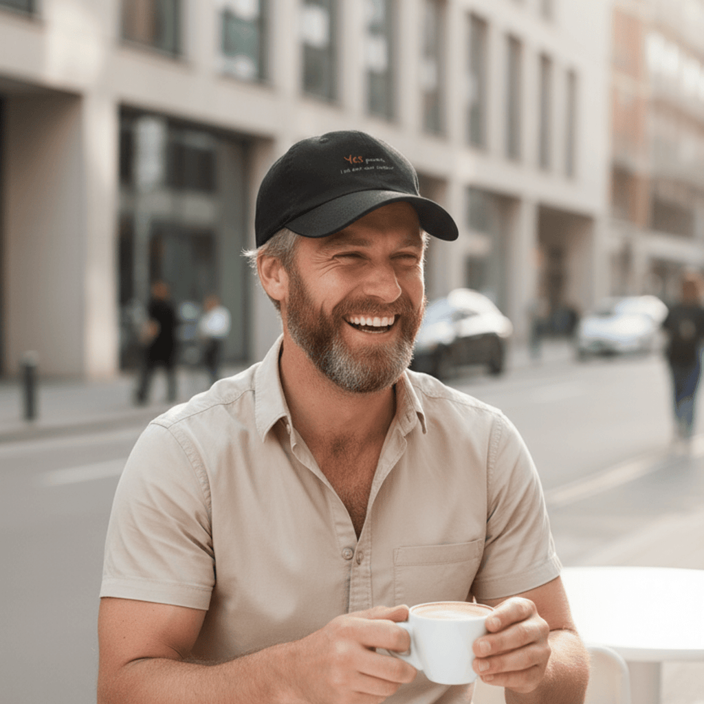 No Shit Shirts - Basecap (Text only): Yes, grandma, I still don’t want children - Basecap - basic