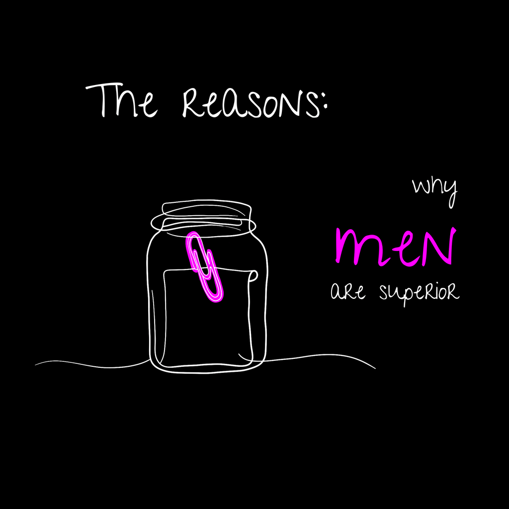 No Shit Shirts - Basecap: The reasons why men are superior: - Basecap - basic