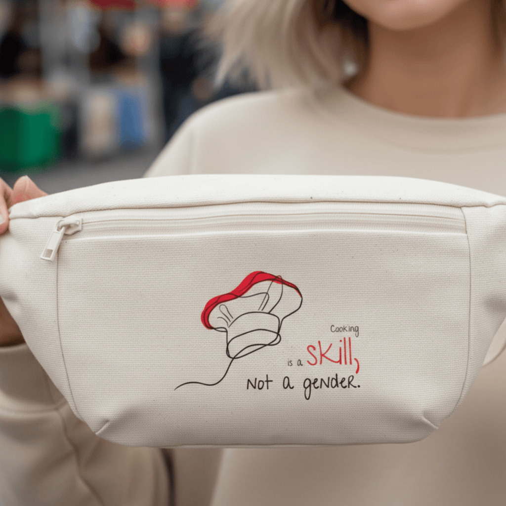 No Shit Shirts - Bauchtasche: Cooking is a skill, not a gender. - Bauchtaschen - basic