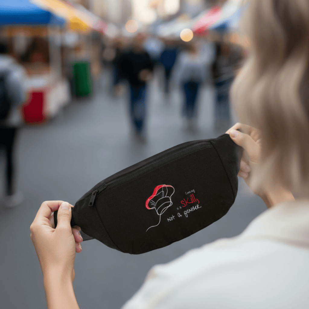 No Shit Shirts - Bauchtasche: Cooking is a skill, not a gender. - Bauchtaschen - basic