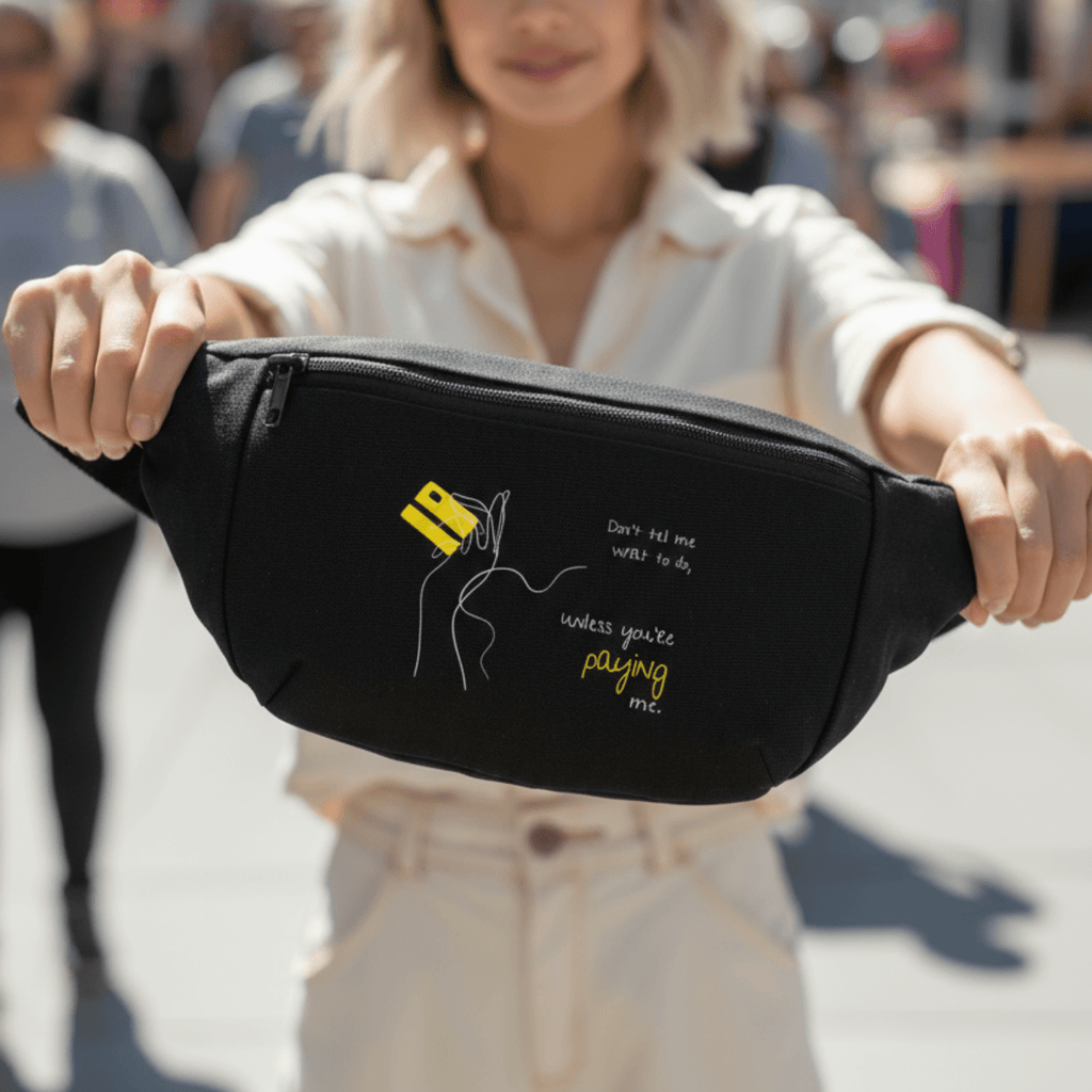 No Shit Shirts - Bauchtasche: Don’t tell me what to do, unless you’re paying me - Bauchtaschen - basic