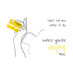 No Shit Shirts - Bauchtasche: Don’t tell me what to do, unless you’re paying me - Bauchtaschen - basic