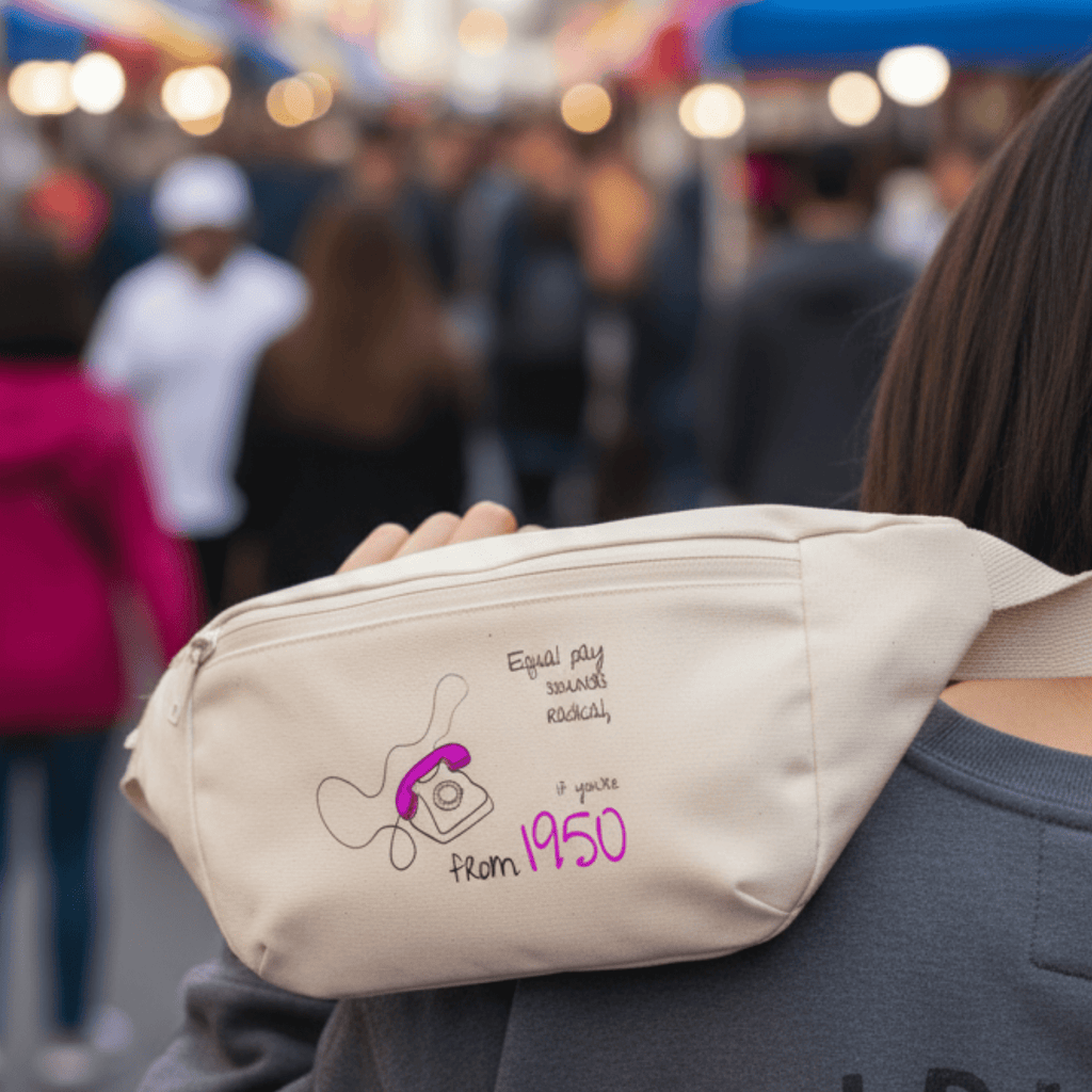 No Shit Shirts - Bauchtasche: Equal pay sounds radical… if you’re from 1950. - Bauchtaschen - basic
