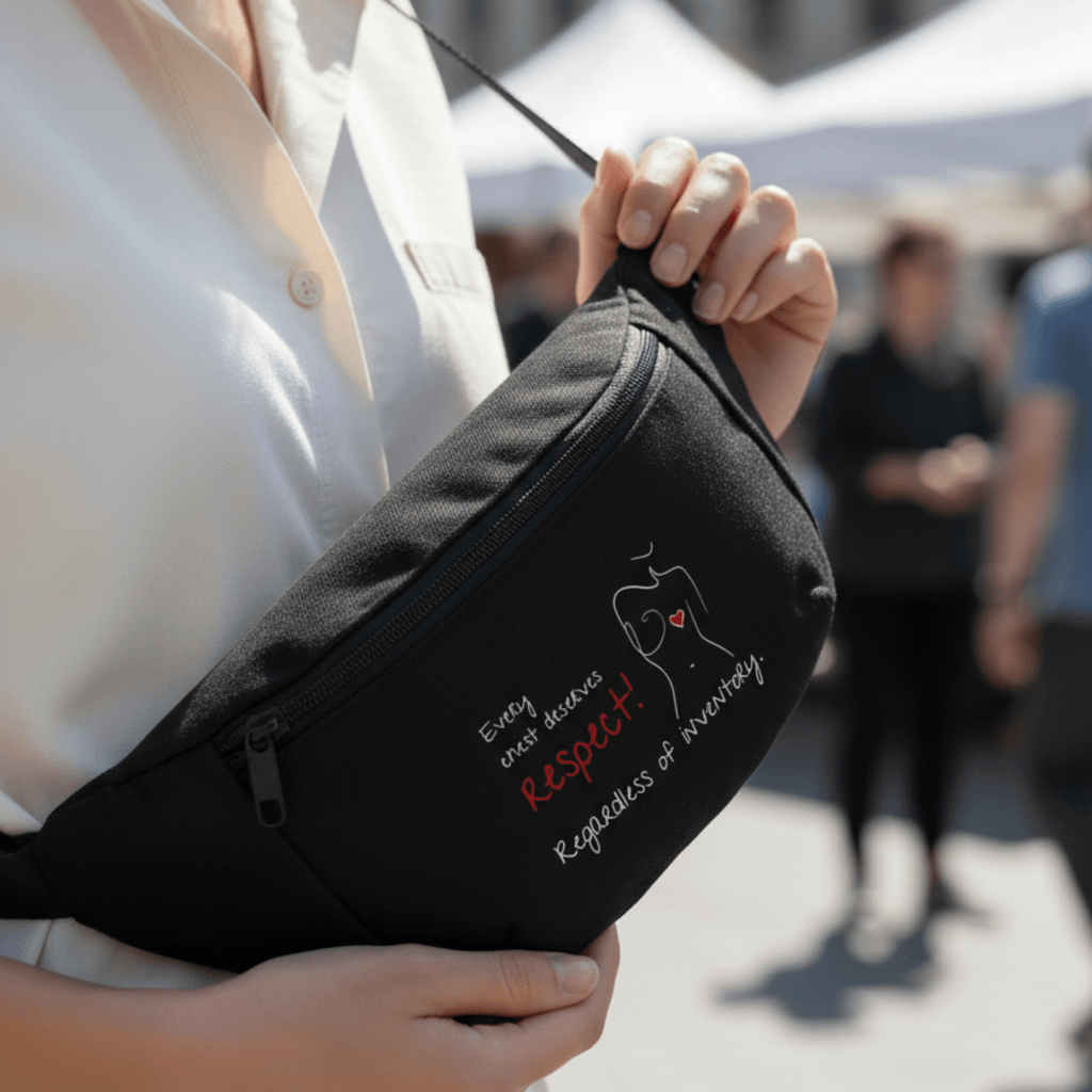 No Shit Shirts - Bauchtasche: Every chest deserves respect. Regardless of inventory. - Bauchtaschen - basic