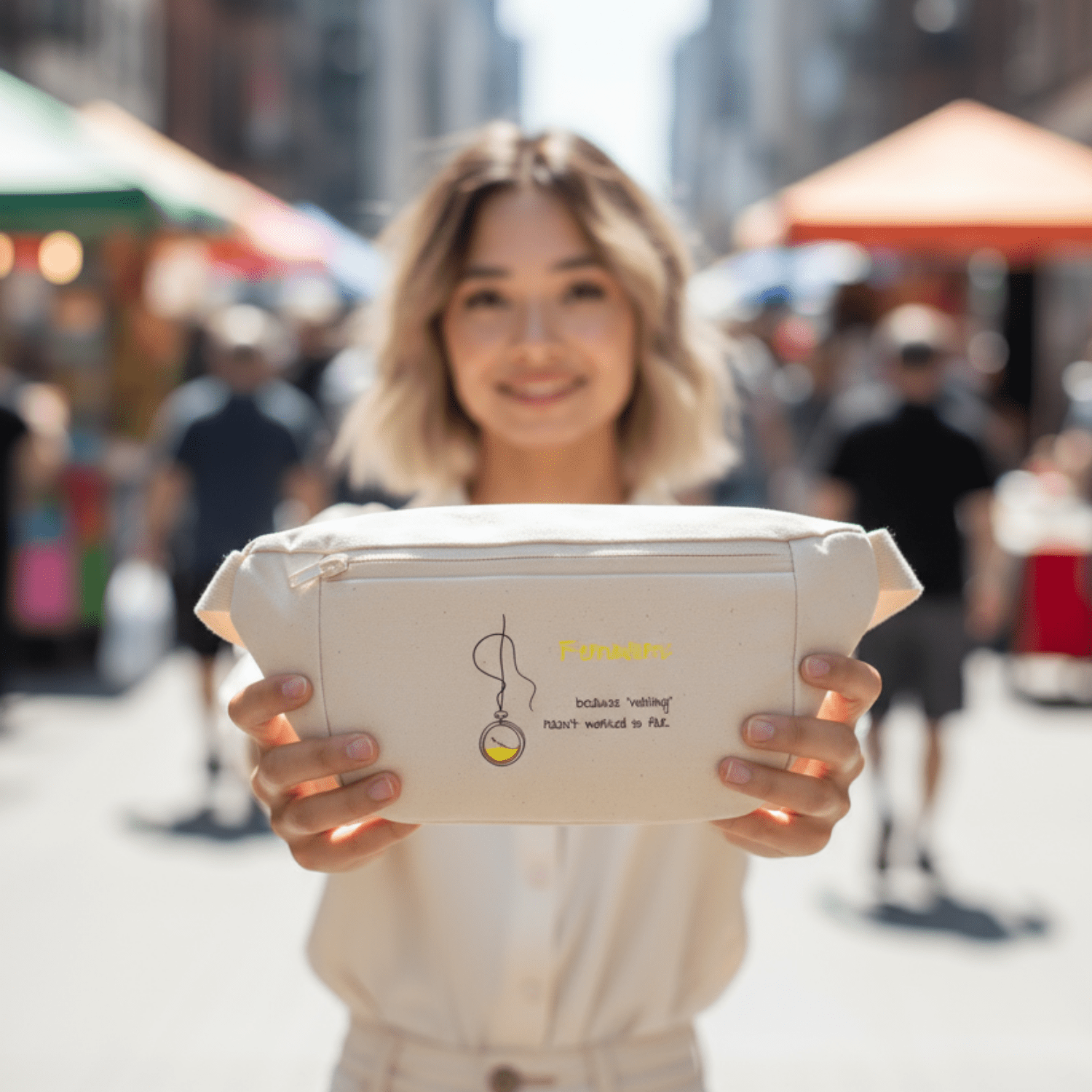 No Shit Shirts - Bauchtasche: Feminism: because “waiting” hasn’t worked so far - Bauchtaschen - basic