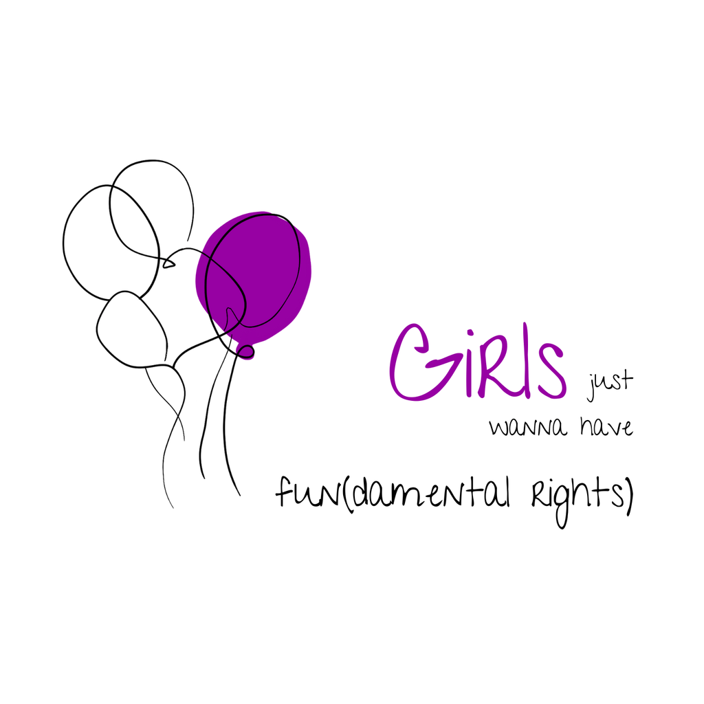 No Shit Shirts - Bauchtasche: Girls just wanna have fun(damental rights) - Bauchtaschen - basic