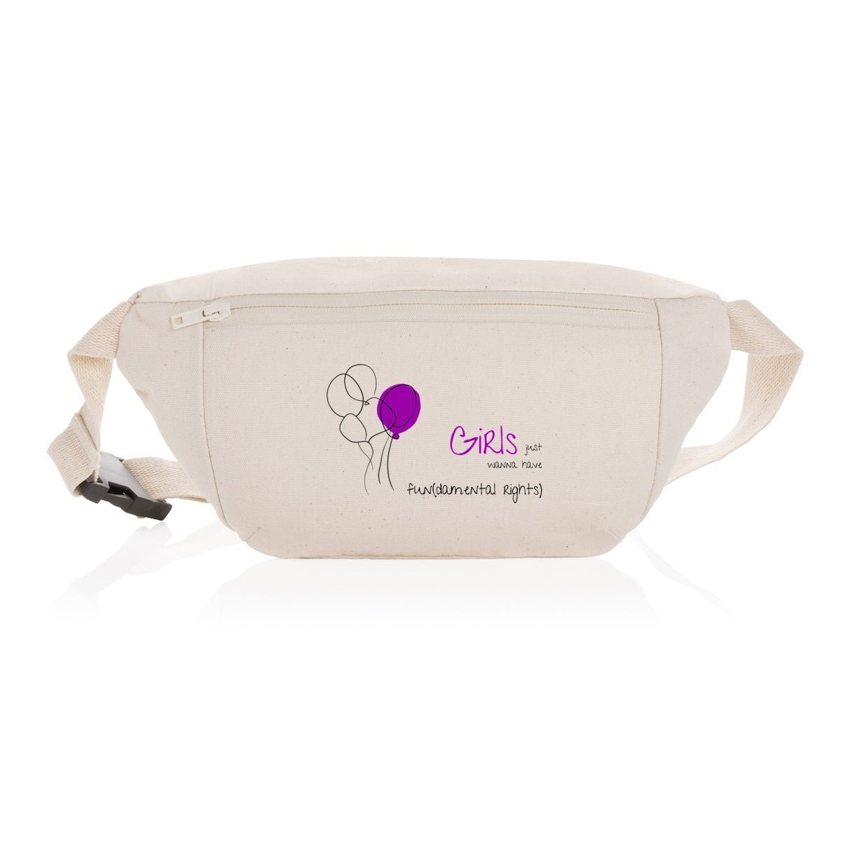 No Shit Shirts - Bauchtasche: Girls just wanna have fun(damental rights) - Bauchtaschen - basic